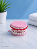 Fang Teeth with Heart Braces Clicker