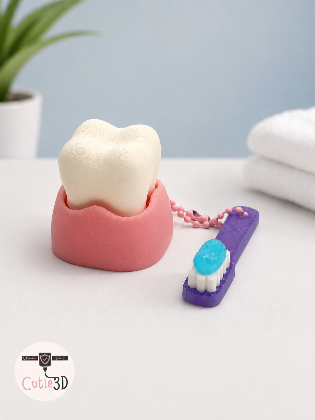Molar with Toothbrush Clicker
